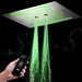 Cascada 23"x31" Florence LED Music Shower Head - Detail View