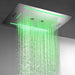 Cascada 23"x31" Florence LED Music Shower Head - Installation View