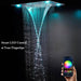 Cascada 23"x31" Rainfall Shower Head WiFi & Alexa Integration Remote LED Lights 5 Modes