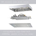 Cascada 23"x31" recessed LED Rain Shower Head (3-Function) - View 10