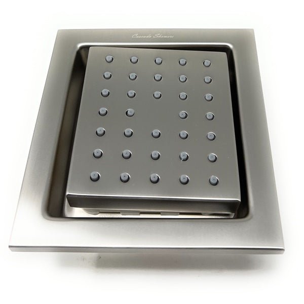 Cascada 4" Square (34-Nozzle) Body Spray Jet Shower - View 24
