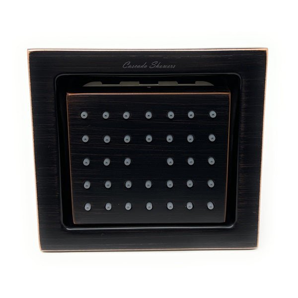 Cascada 4" Square (34-Nozzle) Body Spray Jet Shower - View 13