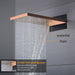 Cascada 9”x22” Contemporary shower system - Features