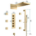 Cascada Capri 9"x22” Music LED Shower System: The Shower System of Your Dreams - Dimensions