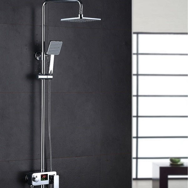 Cascada Allure 8" Digital Shower Faucet System Chrome Finish