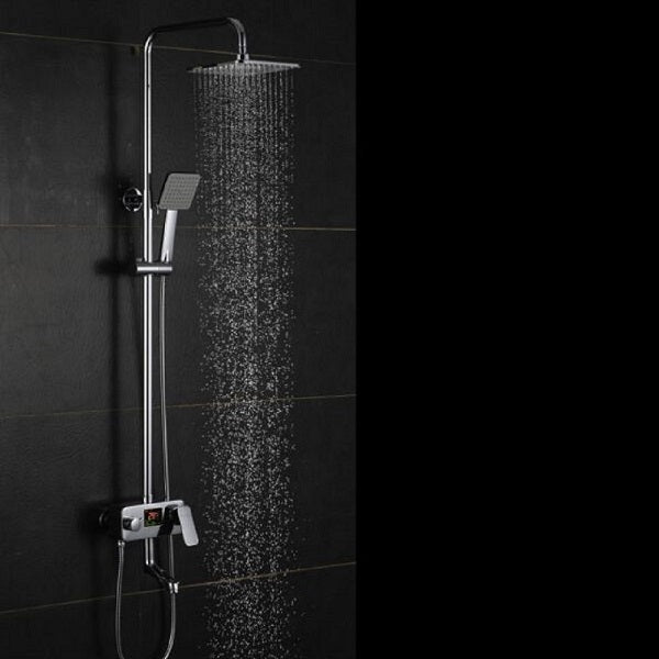 Cascada Allure 8" Digital Shower Faucet System Chrome Finish - View 13