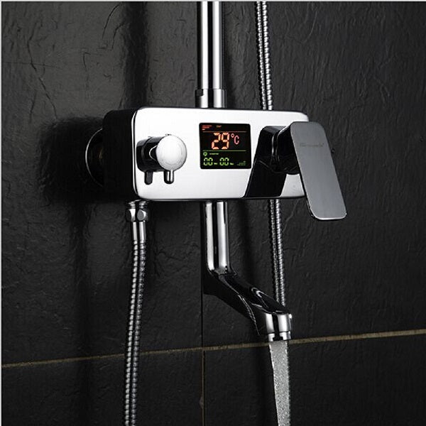 Cascada Allure 8" Digital Shower Faucet System Chrome Finish - View 14