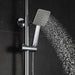 Cascada Allure 8" Digital Shower Faucet System Chrome Finish - Side View