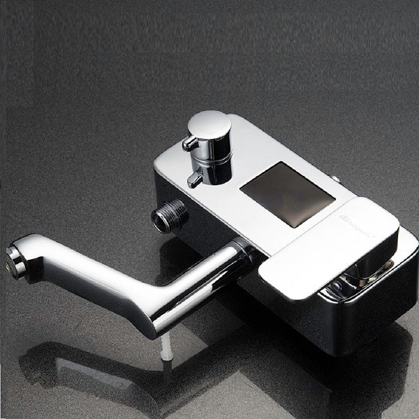 Cascada Allure 8" Digital Shower Faucet System Chrome Finish - Dimensions