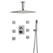 Cascada Annecy 12” Shower System - Brushed Nickel