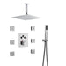 Cascada Annecy 12” Square Shower System - Polished Chrome