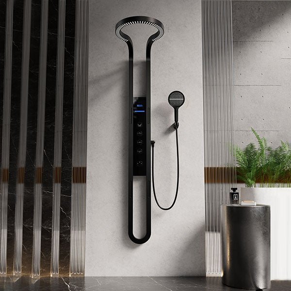 Cascada Aqualuxe 70" Multifunction Circular Digital Shower Panel System - View 11