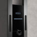 Cascada Aqualuxe 70" Multifunction Circular Digital Shower Panel System - Dimensions