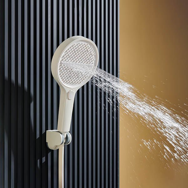 Cascada Aqualuxe 70" Multifunction Circular Digital Shower Panel System - Lifestyle View