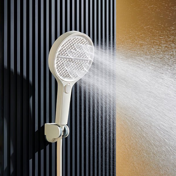 Cascada Aqualuxe 70" Multifunction Circular Digital Shower Panel System - Close-Up