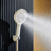 Cascada Aqualuxe 70" Multifunction Circular Digital Shower Panel System - Close-Up