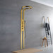 Cascada AquaTech Elite 80" Brushed Gold Circular Shower Panel System