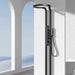 Cascada AquaTech Elite 80" Matte Black Circular Shower Panel System - View 13
