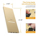 Cascada Aspen 9"x22" Brushed Gold LED Shower System - View 11