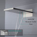 Cascada Aspen 9"x22" Brushed Nickel LED Shower System - Close-Up
