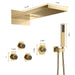 Cascada Aspen 9"x22" Music LED Shower System - Features