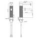 Cascada Aspen Single Handle Bathroom Sink Faucet (Hot & Cold) - Detail View