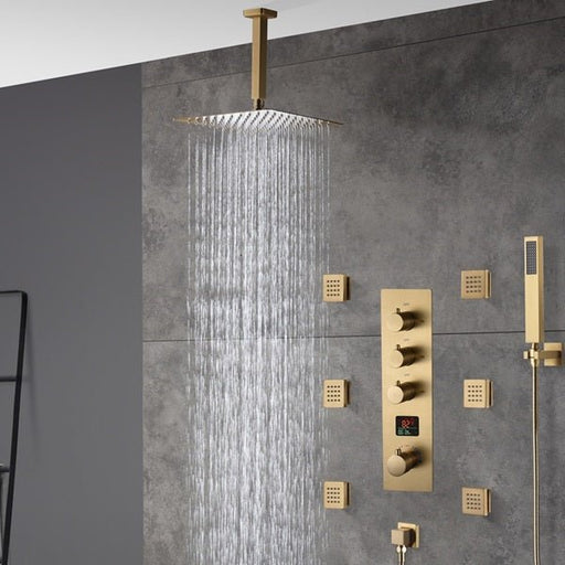 Cascada Assisi 10" Thermostatic Digital Display Shower System