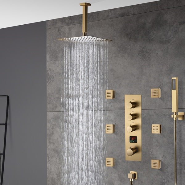 Cascada Assisi 10" Thermostatic Digital Display Shower System