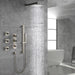 Cascada Barcelona 12" Brushed Nickel Rain Shower Set