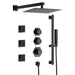 Cascada Barcelona 12" Rainfall Shower Set - Features