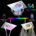 Cascada Bellagio 22" LED Music Dual Rainfall Shower System - View 14