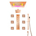 Cascada Bellagio 22" LED Music Dual Rainfall Shower System - View 17