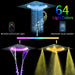 Cascada Bellagio 22" LED Music Dual Rainfall Shower System - Detail View