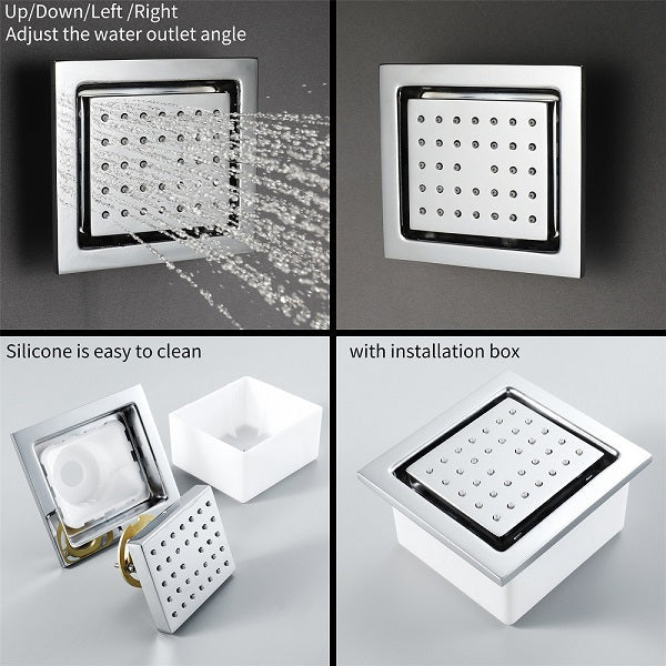 Cascada Bellagio 22" LED Music Dual Rainfall Shower System - View 28