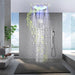 Cascada Bellagio 22" LED Music Dual Rainfall Shower System - View 22