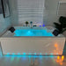 Cascada Bellagio 71" Acrylic Spa Tub Bubble Jet 2-Person Massage Bathtub - Close-Up