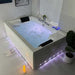 Cascada Bellagio 71" Acrylic Spa Tub Bubble Jet 2-Person Massage Bathtub