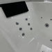 Cascada Bellagio 71" Acrylic Spa Tub Bubble Jet 2-Person Massage Bathtub - View 9