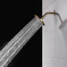 Cascada Bilbao 16" Brushed Gold Dual Shower Head System - Dimensions