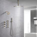 Cascada Bilbao 16" Brushed Nickel Dual Shower Head System