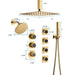 Cascada Bilbao 16" Dual Shower Head System - Dimensions