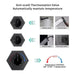 Cascada Bilbao 16" Matte Black Dual Shower Head System - Side View