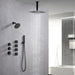 Cascada Bilbao 16" Matte Black Dual Shower Head System