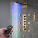 Cascada Bologna 9"x22" Digital LED Music Shower System - Installation View