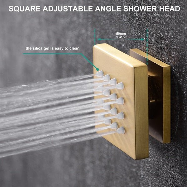 Cascada Bologna 9"x22" Digital LED Music Shower System - View 11