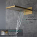 Cascada Bologna 9"x22" Digital LED Music Shower System - View 9