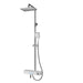 Cascada Caesar 8" Thermostatic Digital Shower Faucet System - White