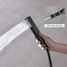 Cascada Camellia 12" Matte Black Shower System - Detail View