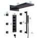 Cascada Showers Capri 9"x22” Music LED Shower System: The Ultimate Shower Experience - Features