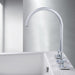 Cascada Polished Chrome Waterfall Bathroom Faucet with Dual Square Knobs - View 12